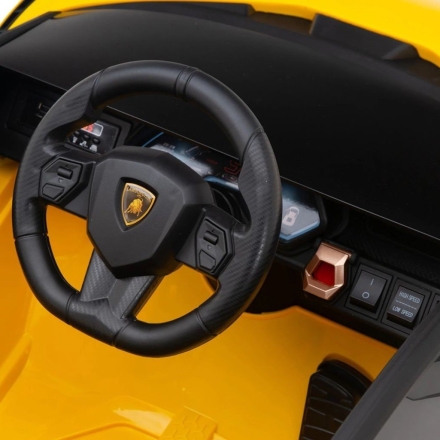 Электромобиль Lamborghini Sian 4WD желтый оптом, фото 11