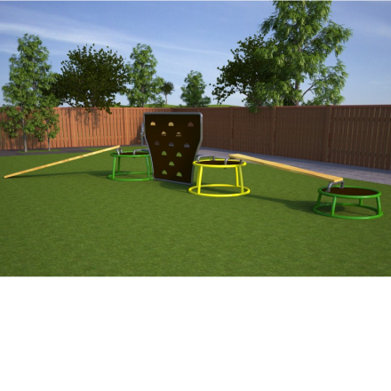 Мобильная детская игровая площадка Базовая оптом, фото 1