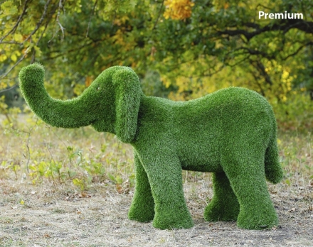 Топиари слон Патрик, средний - газон Premium оптом, фото 2