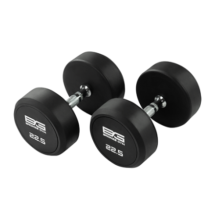 BRONZE GYM BG-PA-DB-R225 Гантель обрезиненная 22,5 кг оптом, фото 1