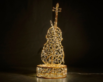 Световая фигура Контрабас оптом, фото 1