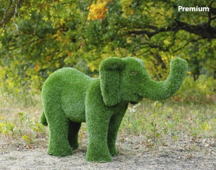 Топиари слон Патрик, средний - газон Deluxe оптом, фото 4