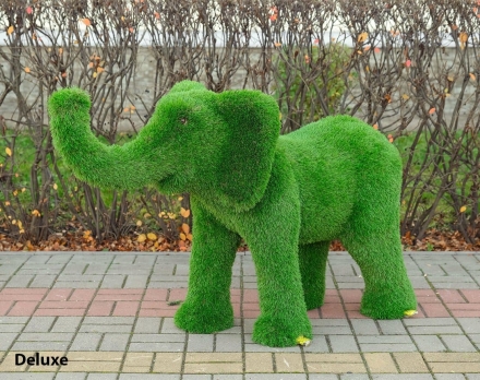 Топиари слон Патрик, средний - газон Deluxe оптом, фото 1