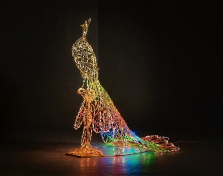 Световая фигура Павлин №2 001 оптом, фото 3