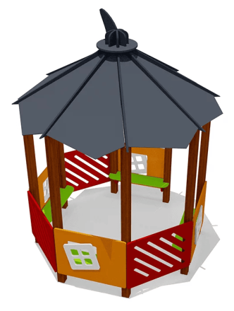 Беседка ВСТ 9523 для детской площадки оптом, фото 2