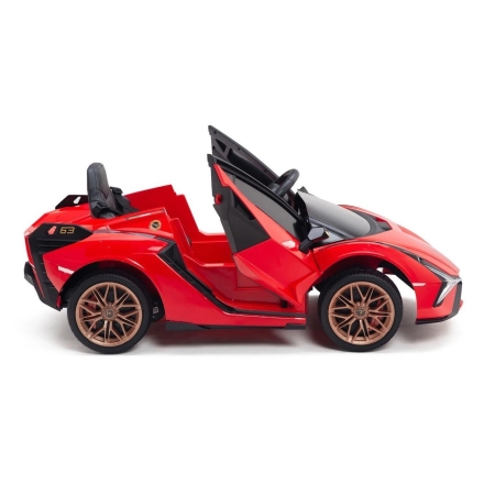Электромобиль Lamborghini Sian 4WD красный оптом, фото 12