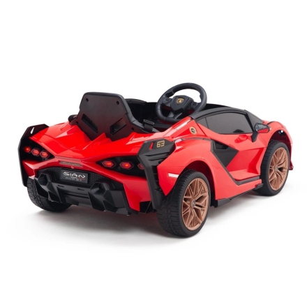 Электромобиль Lamborghini Sian 4WD красный оптом, фото 4