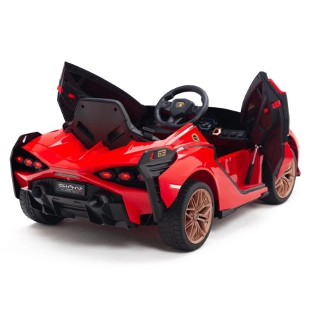 Электромобиль Lamborghini Sian 4WD красный оптом, фото 3