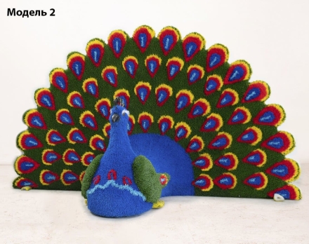 Топиари павлин Радужный Модель 2- газон Eco оптом, фото 1