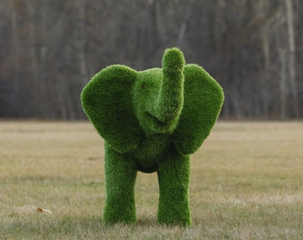 Топиари слоник Антошка - газон Premium оптом, фото 3