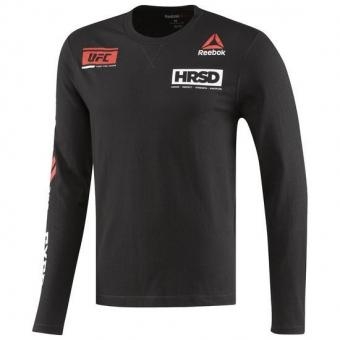 Лонгслив REEBOK UFC Ultimate Fan черный оптом, фото 1