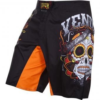 Шорты ММА Venum Santa Muerte 2.0 Black оптом, фото 1