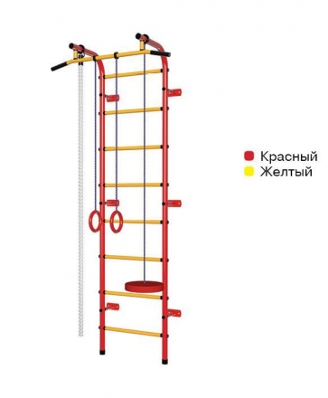 Детский спортивный комплекс Пионер С1РМ красно/жёлтый оптом, фото 1