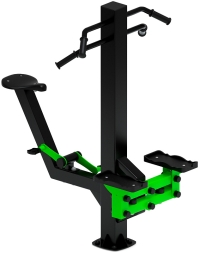 Степ+Вело (зеленый) - Уличный тренажер - СТ 018-12.И1 , фото 1 Степ+Вело (зеленый) - Уличный тренажер - СТ 018-12.И1 , фото 1