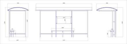 Остановочный комплекс &quot;Сити-П2&quot; оптом, фото 3