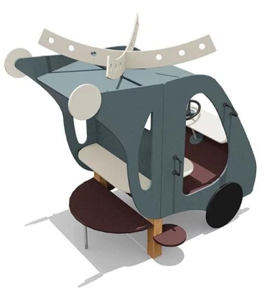 Игровой макет мини Вертолётик ВСТ 5629 для детской площадки оптом, фото 2