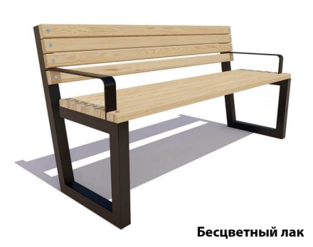 Парковая скамейка Ставрополь, Лиственница 1,8 м оптом, фото 2