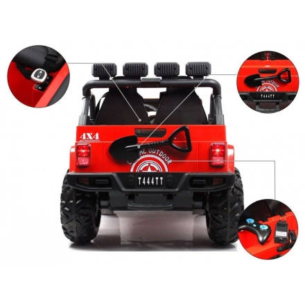 Электромобиль Jeep Wrangler S606 4WD красный оптом, фото 3