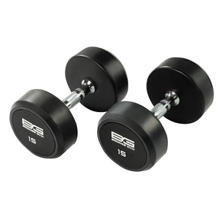 BRONZE GYM BG-PA-DB-R150 Гантель обрезиненная 15 кг оптом, фото 1