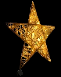 Фигура Светящаяся звезда плоская из поликомпозита двухсторонняя 1,5 м