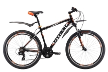 Велосипед Stark'17 Indy 26.2 V черно-оранжевый 20"