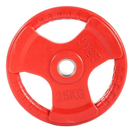 Диск обрезиненный ZSO цветной 3 HANDLE  D-51, 25 кг оптом, фото 1