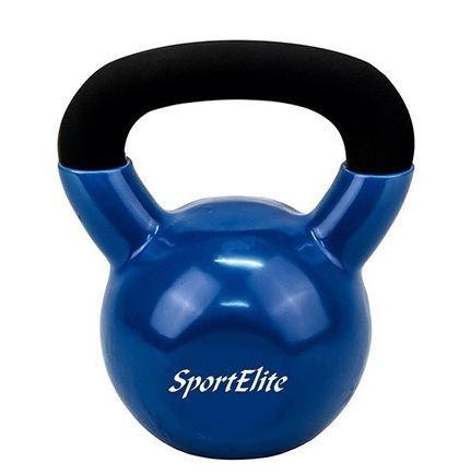 Гиря чугунная с виниловым покрытием SportElite 32 кг оптом, фото 1