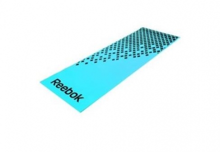 Тренировочный коврик (мат) для фитнеса мягкий Reebok (голубой-черный) RAMT-12235BL оптом, фото 1