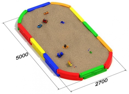 Песочница Колизей для детской площадки оптом, фото 2