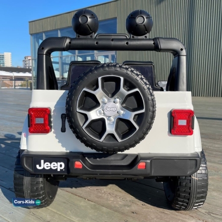 Электромобиль Jeep Rubicon 4WD белый оптом, фото 10
