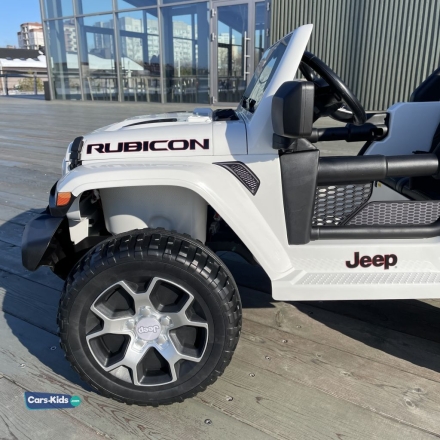 Электромобиль Jeep Rubicon 4WD белый оптом, фото 3