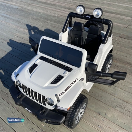 Электромобиль Jeep Rubicon 4WD белый оптом, фото 4
