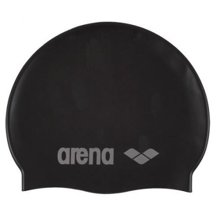 Шапочка для плав. дет. &quot;ARENA Classic Silicone Jr&quot;, арт.9167055, ЧЕРНЫЙ, силикон оптом, фото 1