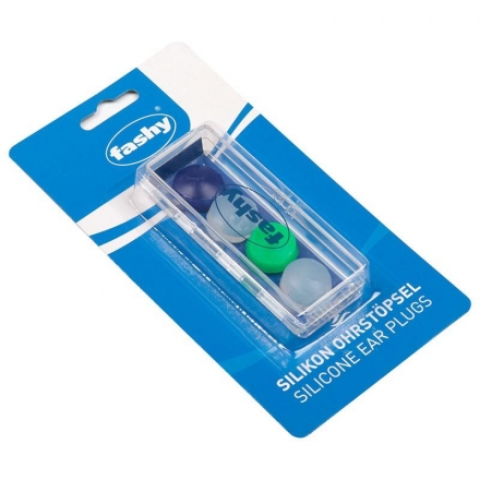 Беруши &quot;FASHY Silicon Ear Plugs&quot;, one size, 4шт в комплекте, силикон, мультиколор оптом, фото 1