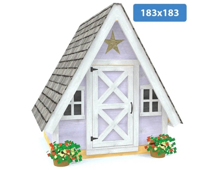 Игровой домик TORUDA WOOD А-образный оптом, фото 2