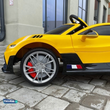 Электромобиль Bugatti Divo 12V — HL338 желтый оптом, фото 6
