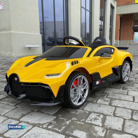 Электромобиль Bugatti Divo 12V — HL338 желтый оптом, фото 3