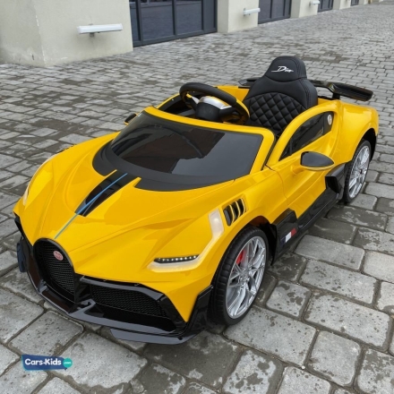 Электромобиль Bugatti Divo 12V — HL338 желтый оптом, фото 1