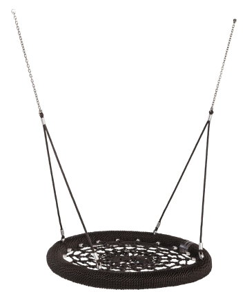 Качели-гнездо Rosette армированного каната со стойками Гнездо 100 см для детской площадки оптом, фото 3