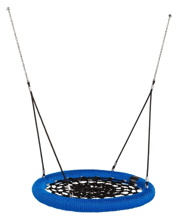 Качели-гнездо Rosette армированного каната со стойками Гнездо 100 см для детской площадки оптом, фото 2