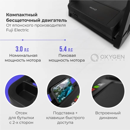 Беговая дорожка домашняя OXYGEN FITNESS RunUp BEAT оптом, фото 15