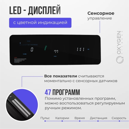 Беговая дорожка домашняя OXYGEN FITNESS RunUp BEAT оптом, фото 16