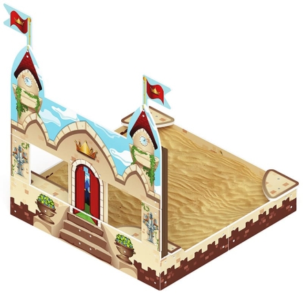 Песочница средняя с ограждением Королевство - ИО 5.15.01-01 оптом, фото 1