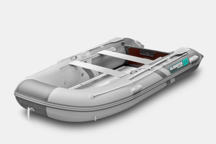 Gladiator B 370 AL LIGHT Светло-темносерый моторная лодка ПВХ Алюминиевый пайол оптом, фото 1