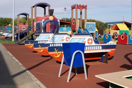 Урна трапеция (синяя) - МФ 50.01.01-01 оптом, фото 4