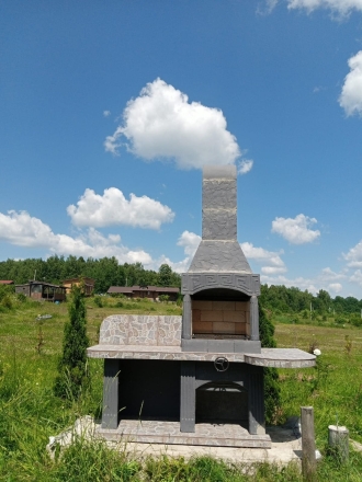 Печь № 10А — Барбекю меандр с рабочим столом (или мойкой) оптом, фото 3