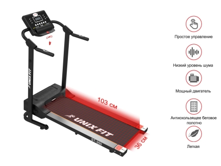 Беговая дорожка UNIXFIT ST-350 оптом, фото 2