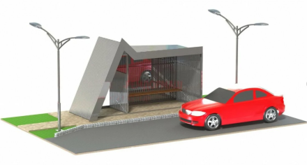 Автопавильон остановочный АП-05 оптом, фото 1