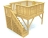 Детская площадка для помещения TORUDA WOOD Чердак Мини оптом
