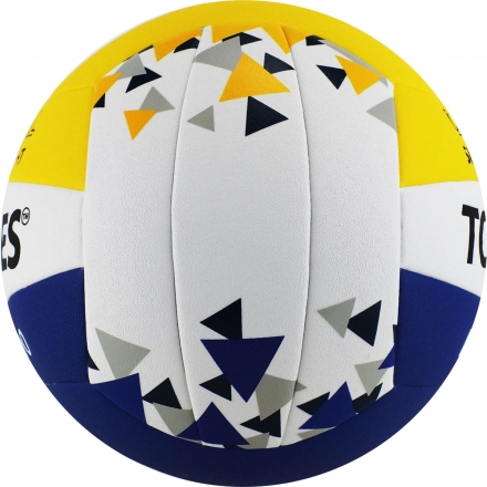 Мяч вол. &quot;TORRES BM1200&quot; арт.V42035, р.5, синт.кожа (микрофибра), клееный, бут.кам, бел-син-желт оптом, фото 3